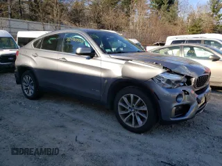 2017 BMW X6 xDrive35i with VIN 5UXKU2C39H0U28464, listed as a Copart auction lot 72980332 with 58,485 mi miles. Bid and sale history available at carsss.com. Image 4.