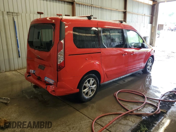2016 Ford Transit Connect XLT z VIN NM0GE9F72G1266839, wystawiony jako Copart lot #58305845 z przebiegiem 106 853 mil mil oraz Szkoda całkowita • Salvage title. Historia ofert i sprzedaży dostępna na DreamBid. Obrazek 3.