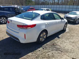 2017 Kia Optima Hybrid with VIN KNAGT4LE3H5018864, listed as a IAAI auction lot 41845714 with 87,392 mi miles. Bid and sale history available at carsss.com. Image 4.