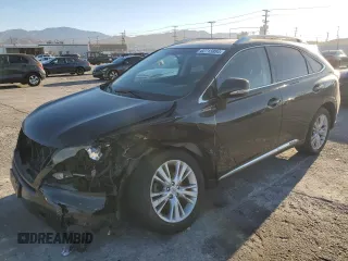 2012 Lexus RX 450h with VIN JTJBC1BA3C2433751, listed as a Copart auction lot 82713884 with 144,139 mi miles and Salvage Title. Bid and sale history available at DreamBid. Image 1.