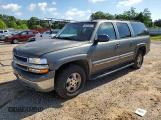 2002 Chevrolet Suburban LS z VIN 3GNEC16Z02G326802, wystawiony jako Copart lot #56703835 z przebiegiem 139 480 mil mil oraz Szkoda całkowita • Salvage title. Historia ofert i sprzedaży dostępna na DreamBid. Obrazek 1.