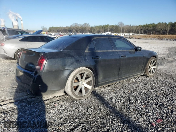 2012 Chrysler 300 SRT8 with VIN 2C3CCAFJ0CH801896, listed as a Copart auction lot 46991275 with 117,467 mi miles and Salvage Title. Bid and sale history available at carsss.com. Image 3.