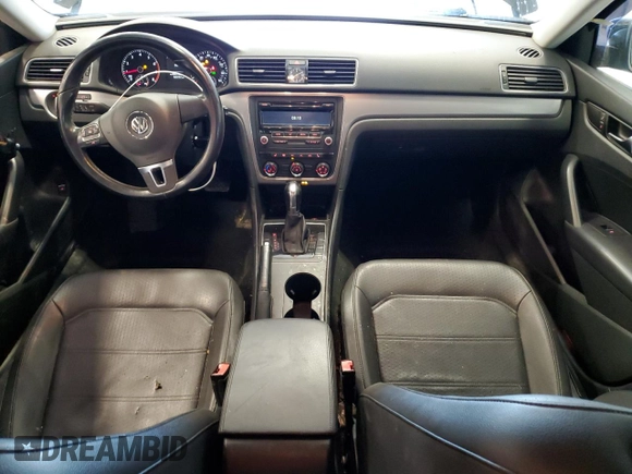 2014 Volkswagen Passat S w/Nav with VIN 1VWAP7A32EC021663, listed as a Copart auction lot 48789655 with 162,222 mi miles and Non Repairable. Bid and sale history available at carsss.com. Image 8.