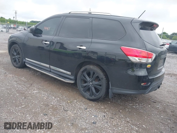 2014 Nissan Pathfinder S with VIN 5N1AR2MMXEC616504, listed as a IAAI auction lot 42501441 with 198,418 mi miles and . Bid and sale history available at DreamBid. Image 3.