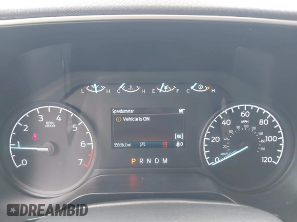 2023 Ford F-150 XL with VIN 1FTEW1C89PKD35641, listed as a IAAI auction lot 42519857 with 55,536 mi miles and . Bid and sale history available at DreamBid. Image 7.