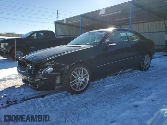 2008 Mercedes-Benz CLK 350 with VIN WDBTJ56H68F236034, listed as a Copart auction lot 88163635 with 156,478 mi miles and Salvage title. Bid and sale history available at DreamBid. Image 1.