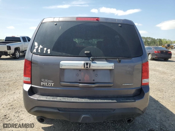 2015 Honda Pilot SE with VIN 5FNYF3H38FB024736, listed as a Copart auction lot 51492805 with 134,373 mi miles and Salvage Title. Bid and sale history available at carsss.com. Image 6.