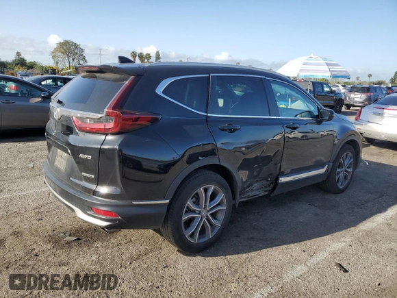 2020 Honda CR-V Touring with VIN 5J6RW2H94LL014551, listed as a Copart auction lot 51350075 with 42,010 mi miles and Salvage Title. Bid and sale history available at DreamBid. Image 3.
