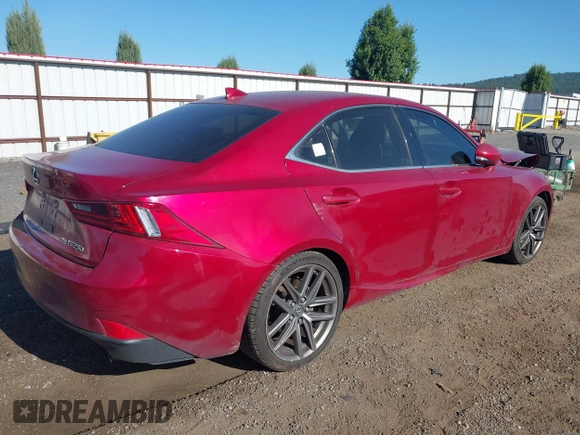 2015 Lexus IS 250 with VIN JTHCF1D23F5018838, listed as a IAAI auction lot 42654131 with 141,541 mi miles and . Bid and sale history available at DreamBid. Image 4.