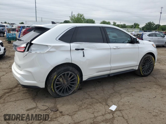 2020 Ford Edge Titanium with VIN 2FMPK3K99LBB10615, listed as a Copart auction lot 62351625 with 52,461 mi miles and Non repairable. Bid and sale history available at DreamBid. Image 3.
