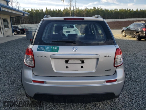 2010 Suzuki SX4 Touring with VIN JS2YB5A73A6300609, listed as a Copart auction lot 45541075 with 140,641 mi miles and Salvage Title. Bid and sale history available at carsss.com. Image 6.