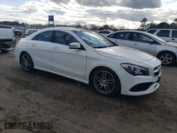 2017 Mercedes-Benz CLA 250 with VIN WDDSJ4GB5HN405957, listed as a Copart auction lot 45669834 with 49,535 mi miles and . Bid and sale history available at DreamBid. Image 4.