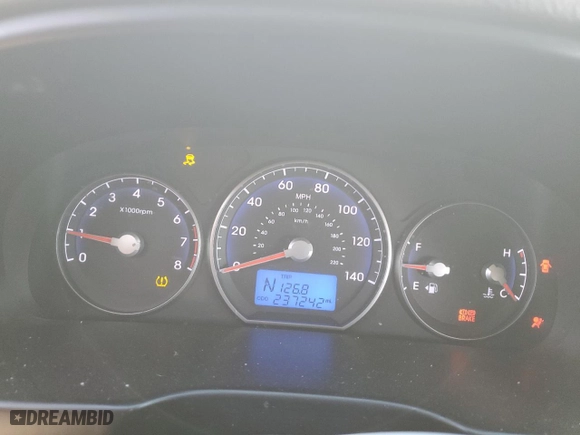 2011 Hyundai Santa Fe GLS with VIN 5XYZGDABXBG022286, listed as a Copart auction lot 45568705 with 237,242 mi miles and Salvage Title. Bid and sale history available at carsss.com. Image 9.