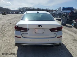 2019 Kia Optima EX with VIN 5XXGU4L14KG328179, listed as a Copart auction lot 50596285 with 48,785 mi miles and Salvage Title. Bid and sale history available at carsss.com. Image 6.