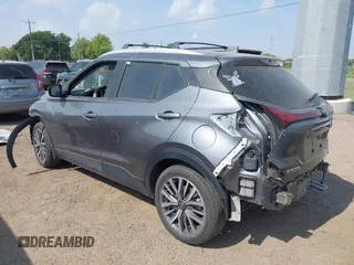2023 Nissan Kicks SV with VIN 3N1CP5CV0PL507073, listed as a IAAI auction lot 42063800 with 13,091 mi miles and . Bid and sale history available at DreamBid. Image 3.