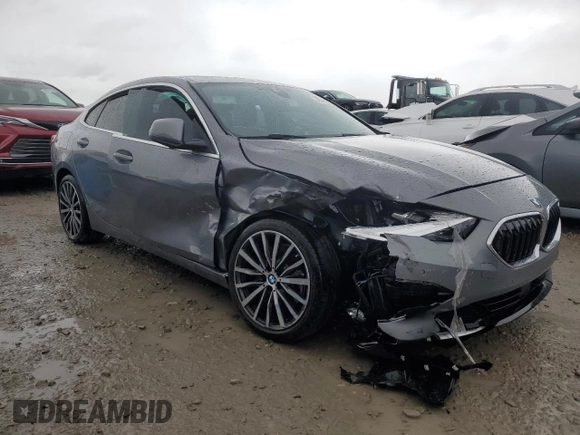 2023 BMW 2 Series 228i xDrive with VIN WBA73AK07P7L48966, listed as a Copart auction lot 47990265 with 22,179 mi miles and Salvage Title. Bid and sale history available at carsss.com. Image 4.