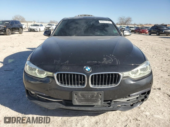 2017 BMW 3 Series 330i with VIN WBA8B9C31HK885586, listed as a Copart auction lot 87011734 with 140,714 mi miles and Salvage Title. Bid and sale history available at carsss.com. Image 5.
