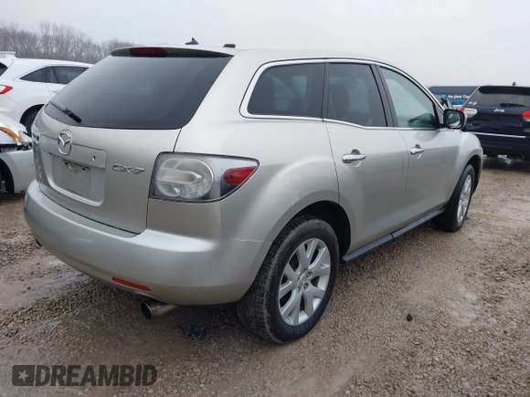 2008 Mazda CX-7 Sport with VIN JM3ER293780197398, listed as a IAAI auction lot 41527782 with 156,000 mi miles. Bid and sale history available at carsss.com. Image 4.
