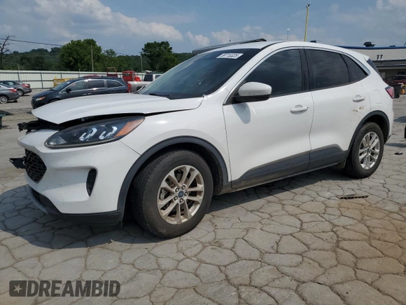 2020 Ford Escape SE with VIN 1FMCU0G68LUC12424, listed as a Copart auction lot 59715325 with 106,570 mi miles and Salvage title. Bid and sale history available at DreamBid. Image 1.