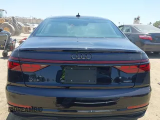 2024 Audi A8 with VIN WAULDAF89RN003075, listed as a IAAI auction lot 42502959 with 4,409 mi miles and . Bid and sale history available at DreamBid. Image 16.