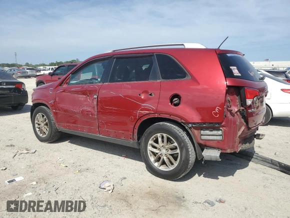 2014 Kia Sorento LX with VIN 5XYKT4A6XEG521500, listed as a Copart auction lot 55116805 with 176,573 mi miles and Salvage Title. Bid and sale history available at DreamBid. Image 2.