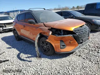 2021 Nissan Kicks SR with VIN 3N1CP5DV4ML505773, listed as a Copart auction lot 47424885 with 55,883 mi miles and Salvage Title. Bid and sale history available at carsss.com. Image 4.