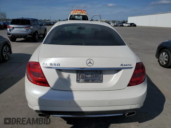 2010 Mercedes-Benz CL-Class CL 550 with VIN WDDEJ8GB2AA025203, listed as a Copart auction lot 50587715 with 133,283 mi miles and Salvage Title. Bid and sale history available at carsss.com. Image 6.