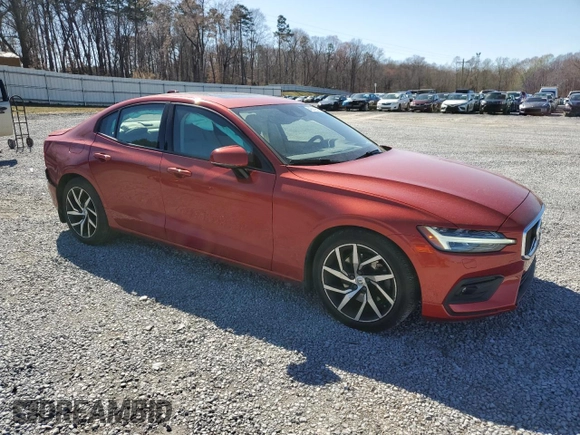 2020 Volvo S60 Momentum with VIN 7JR102FK8LG056791, listed as a Copart auction lot 48319515 with 37,640 mi miles and Salvage Title. Bid and sale history available at carsss.com. Image 4.
