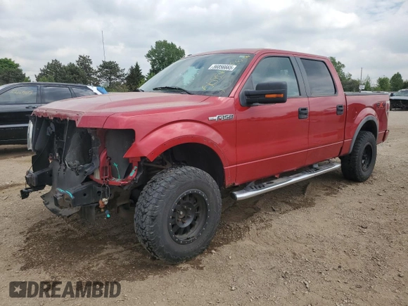 2010 Ford F-150 XL with VIN 1FTFW1EV5AFD92782, listed as a Copart auction lot 56856665 with 163,169 mi miles and Salvage title. Bid and sale history available at DreamBid. Image 1.