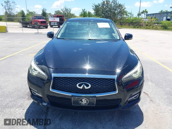 2015 Infiniti Q50 Premium with VIN JN1BV7AR2FM408326, listed as a IAAI auction lot 42580193 with 167,185 mi miles and . Bid and sale history available at DreamBid. Image 12.