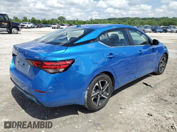 2024 Nissan Sentra SV with VIN 3N1AB8CV8RY363463, listed as a Copart auction lot 57972965 with 15,786 mi miles and Salvage title. Bid and sale history available at DreamBid. Image 3.