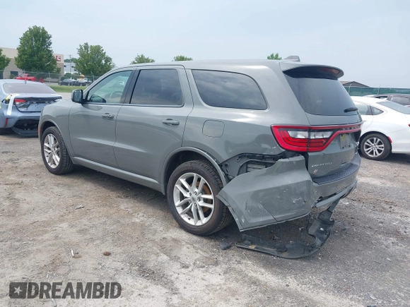 2022 Dodge Durango GT Plus with VIN 1C4RDJDG7NC220637, listed as a IAAI auction lot 42615840 with 59,515 mi miles and . Bid and sale history available at DreamBid. Image 3.