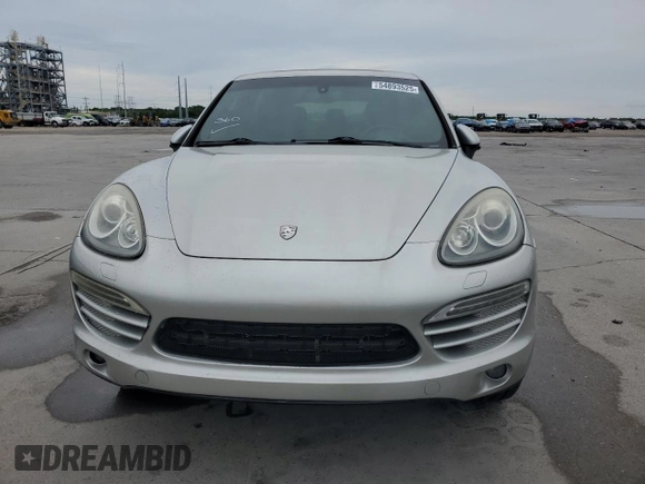 2011 Porsche Cayenne with VIN WP1AA2A2XBLA09320, listed as a Copart auction lot 54893525 with Not provided miles and Salvage title. Bid and sale history available at DreamBid. Image 5.