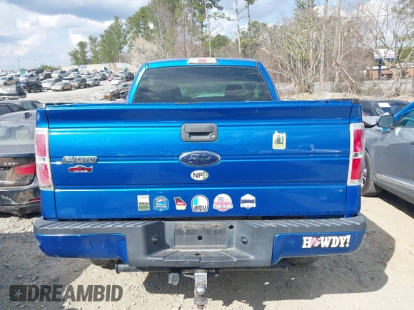 2009 Ford F-150 STX with VIN 1FTRX14899FA26714, listed as a IAAI auction lot 41791715 with 283,000 mi miles. Bid and sale history available at carsss.com. Image 16.