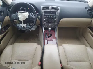 2007 Lexus IS with VIN JTHBK262875040801, listed as a Copart auction lot 48051995 with 153,815 mi miles and Salvage Title. Bid and sale history available at carsss.com. Image 8.