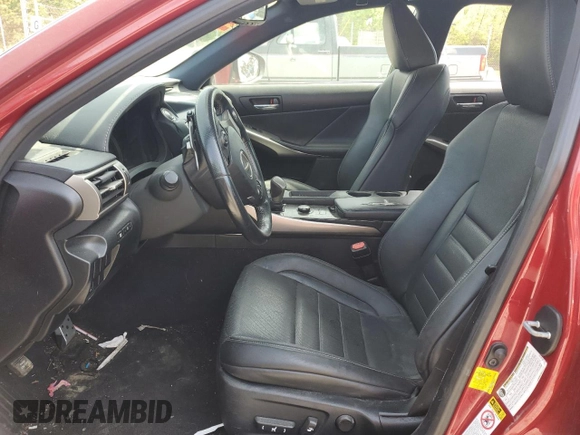 2014 Lexus IS 250 with VIN JTHBF1D22E5043451, listed as a Copart auction lot 55110245 with Not Provided miles and Clean Title. Bid and sale history available at DreamBid. Image 7.