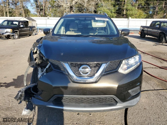 2016 Nissan Rogue SV with VIN KNMAT2MT6GP696991, listed as a Copart auction lot 47988265 with 123,620 mi miles and Salvage Title. Bid and sale history available at carsss.com. Image 5.