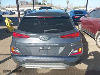 2021 Hyundai Kona Ultimate with VIN KM8K5CA58MU608994, listed as a IAAI auction lot 41334841 with 48,981 mi miles. Bid and sale history available at carsss.com. Image 16.