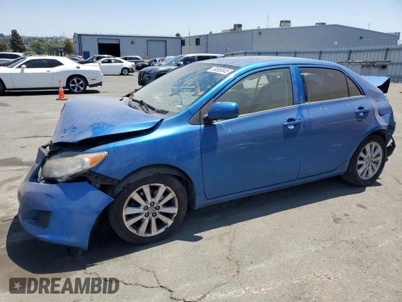 2010 Toyota Corolla with VIN 1NXBU4EE3AZ273092, listed as a Copart auction lot 59569045 with 171,603 mi miles and Salvage title. Bid and sale history available at DreamBid. Image 1.