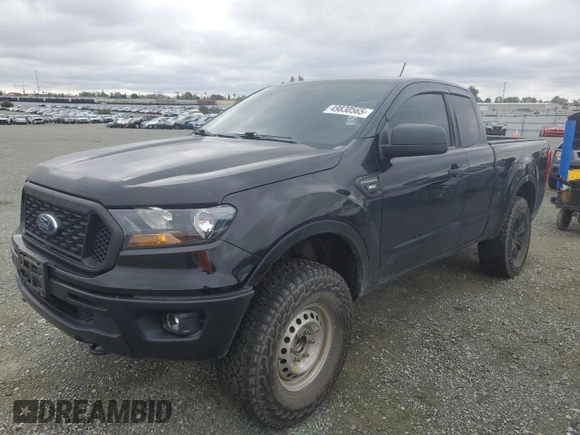 2020 Ford Ranger XL with VIN 1FTER1EHXLLA11946, listed as a Copart auction lot 49830565 with 50,164 mi miles and Salvage Title. Bid and sale history available at carsss.com. Image 1.
