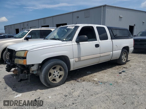 2005 Chevrolet Silverado 1500 LS with VIN 2GCEC19T351259657, listed as a Copart auction lot 60843785 with 162,230 mi miles and Salvage title. Bid and sale history available at DreamBid. Image 1.