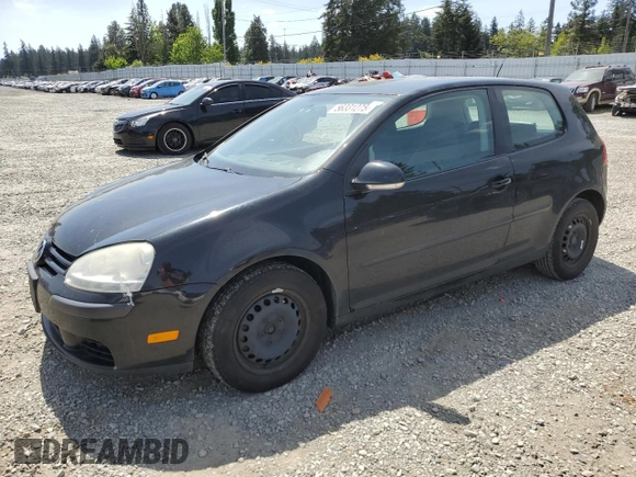 2008 Volkswagen Rabbit S with VIN WVWAA71KX8W157456, listed as a Copart auction lot 56331275 with 173,146 mi miles and Salvage title. Bid and sale history available at DreamBid. Image 1.