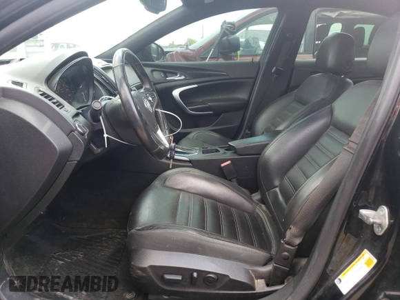 2014 Buick Regal GS with VIN 2G4GU5GX1E9226818, listed as a Copart auction lot 55704254 with 70,290 mi miles and Salvage Title. Bid and sale history available at DreamBid. Image 7.