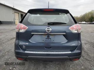2016 Nissan Rogue S with VIN KNMAT2MV1GP602792, listed as a Copart auction lot 52709285 with 47,308 mi miles and Salvage Title. Bid and sale history available at carsss.com. Image 6.