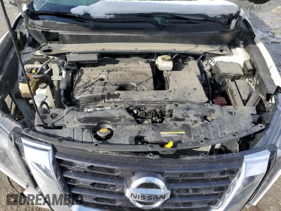 2020 Nissan Pathfinder S with VIN 5N1DR2AM0LC644004, listed as a Copart auction lot 46445495 with 36,857 mi miles and Salvage Title. Bid and sale history available at carsss.com. Image 12.