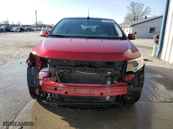 2013 Ford Edge SEL with VIN 2FMDK4JC1DBA10323, listed as a Copart auction lot 49147095 with 161,512 mi miles and Salvage Title. Bid and sale history available at carsss.com. Image 5.