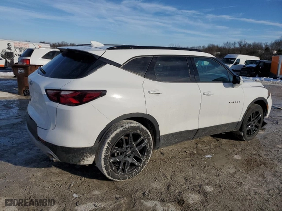 2021 Chevrolet Blazer LT with VIN 3GNKBCRS7MS545868, listed as a Copart auction lot 89017945 with 35,223 mi miles and Salvage Title. Bid and sale history available at carsss.com. Image 3.