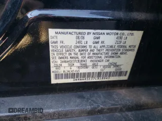 2007 Nissan Maxima 3.5 SE with VIN 1N4BA41E37C818943, listed as a Copart auction lot 65990034 with 155,961 mi miles and Salvage Title. Bid and sale history available at carsss.com. Image 13.