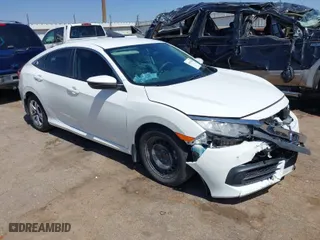 2017 Honda Civic Sedan LX with VIN 19XFC2F5XHE022266, listed as a IAAI auction lot 41907918 with 53,238 mi miles. Bid and sale history available at carsss.com. Image 1.