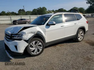 2021 Volkswagen Atlas SE z VIN 1V2HR2CAXMC550124, wystawiony jako Copart lot #53549055 z przebiegiem 111 165 mil mil oraz Szkoda całkowita • Salvage title. Historia ofert i sprzedaży dostępna na DreamBid. Obrazek 1.